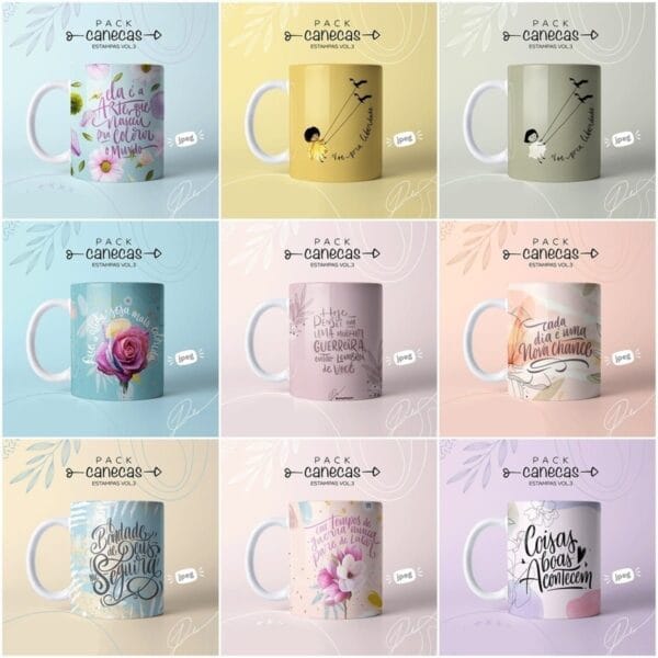 Artes Caneca Dia Das Mulheres Frases Motivacionais Em Jpg