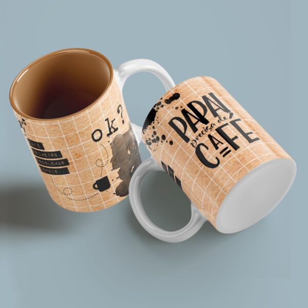 Artes Caneca Dia dos Pais das Galáxias Sublimação Frases