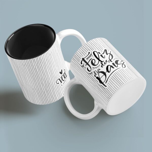 Artes Caneca Dia dos Pais das Galáxias Sublimação Frases