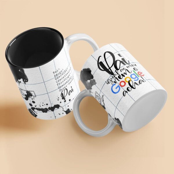 Artes Caneca Dia dos Pais das Galáxias Sublimação Frases