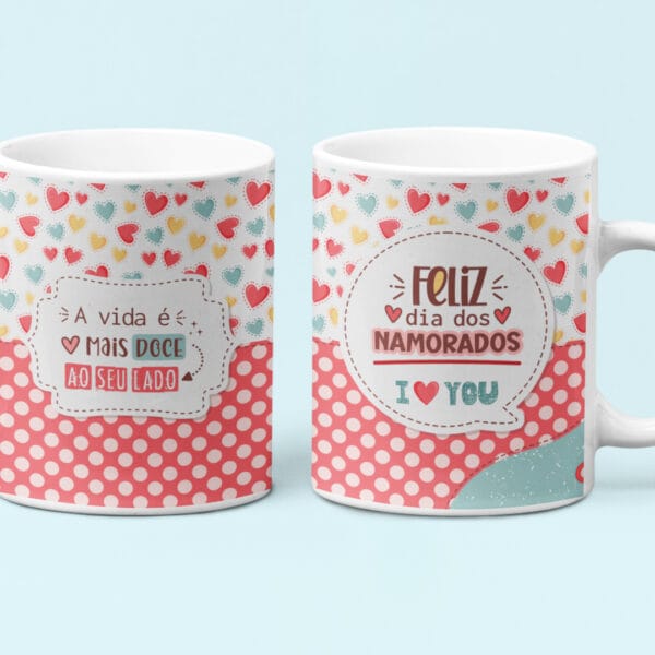 Artes Caneca Eternos Namorados 2024 Frases Amor Love Png