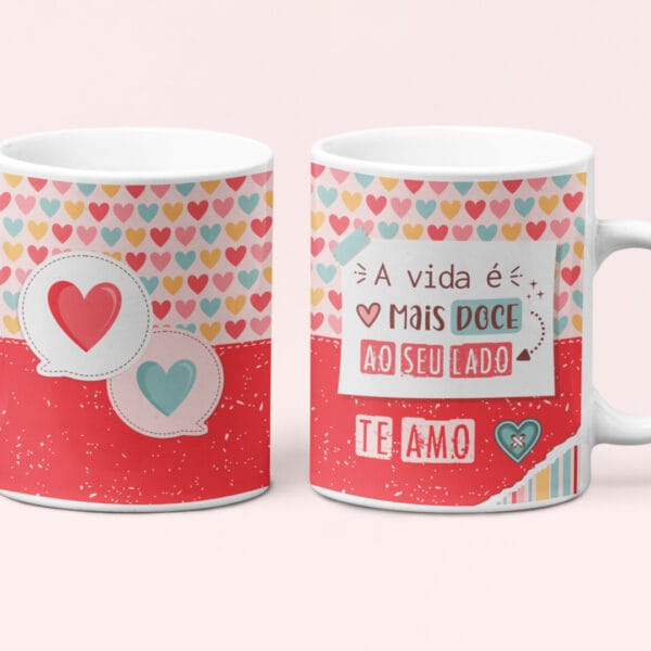 Artes Caneca Eternos Namorados 2024 Frases Amor Love Png