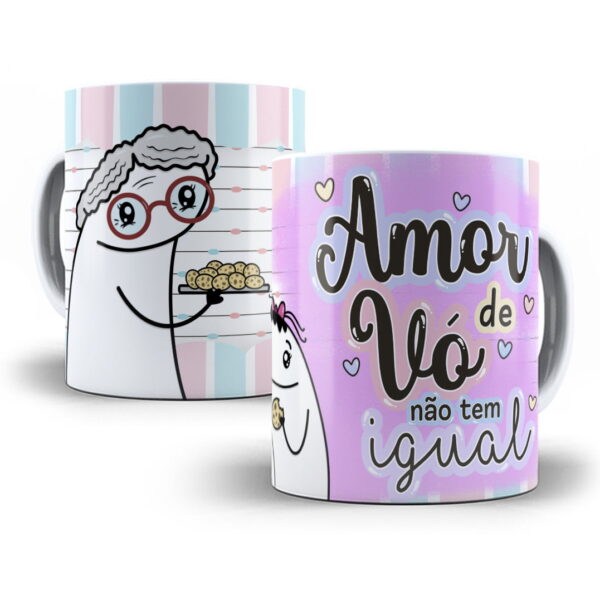 Artes Caneca Flork Avós Sublimação Editável em Corel Draw