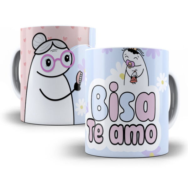 Artes Caneca Flork Avós Sublimação Editável em Corel Draw