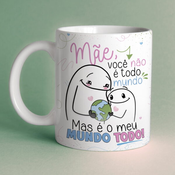 Artes Caneca Flork Dia das Mães Arquivos Sublimação Png