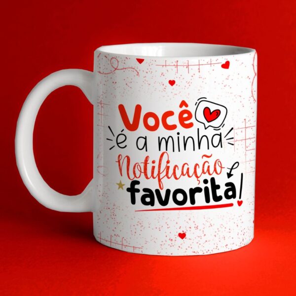 Artes Caneca Flork Dia dos Namorados Frases e Ilustrações