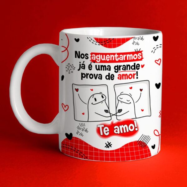 Artes Caneca Flork Dia dos Namorados Frases e Ilustrações