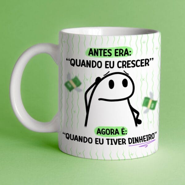 Artes Caneca Flork Feed da Semana Frases Engraçadas Meme