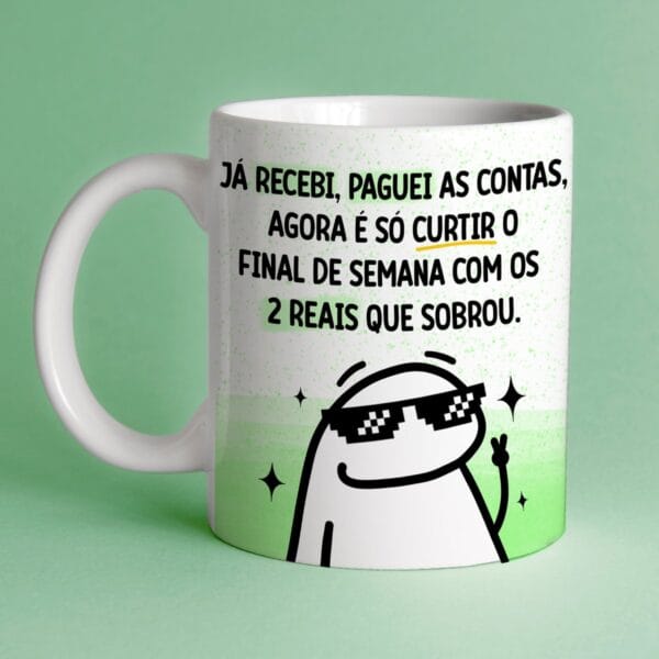 Artes Caneca Flork Feed da Semana Frases Engraçadas Meme