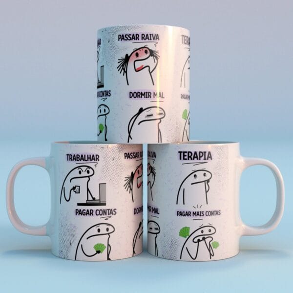 Artes Caneca Flork Feed da Semana Frases Engraçadas Meme