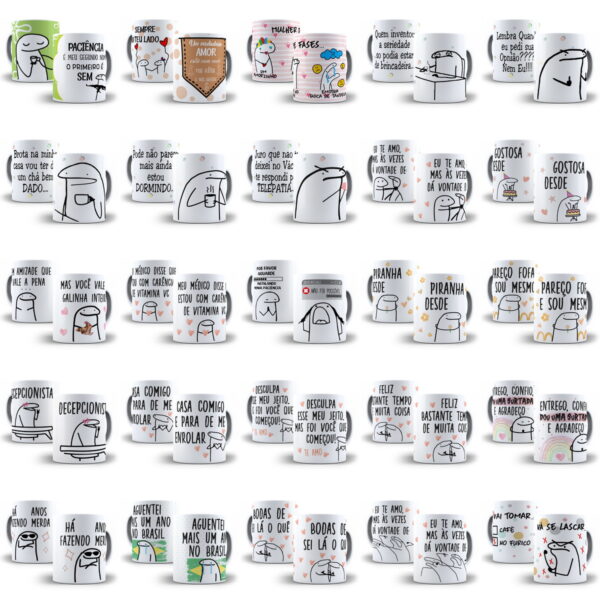 Artes Caneca Flork Meme 110 Arquivos Em Corel Sulimação