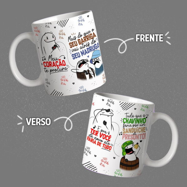 Artes Caneca Flork Namorados Frases Engraçadas Fofas Casal