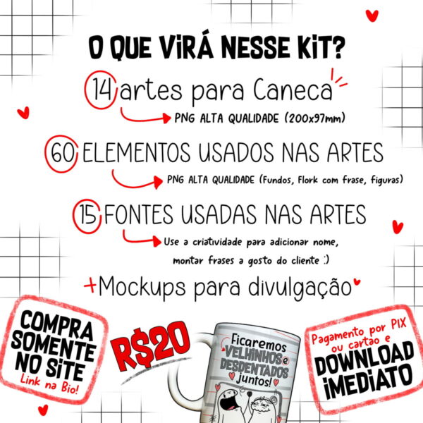 Artes Caneca Flork Namorados Frases Engraçadas Fofas Casal