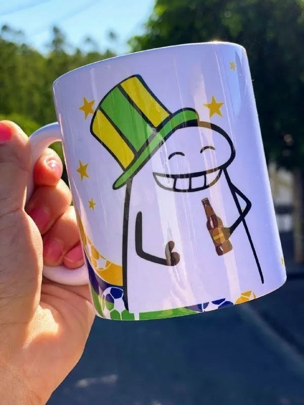 Artes Caneca Flork Seleção Brasileira Copa 2022 Sublimação 5 Artes Caneca Flork Seleção Brasileira Copa 2022 Sublimação