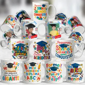 Artes Caneca Formatura ABC 2.0 – Estampas para Sublimação 5 Artes Caneca Formatura ABC 2.0 – Estampas para Sublimação