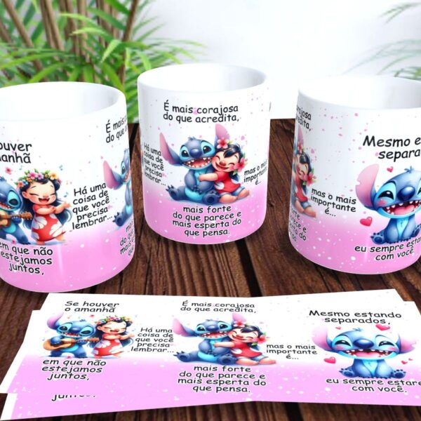 Artes Caneca Lilo & Stitch Amizade Amigos Arquivo Png - Imagem 9