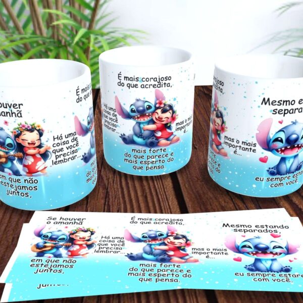 Artes Caneca Lilo & Stitch Amizade Amigos Arquivo Png - Imagem 10