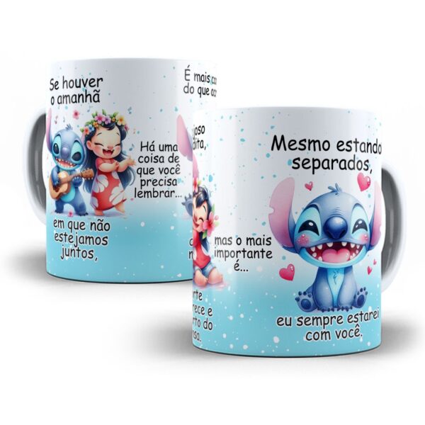 Artes Caneca Lilo & Stitch Amizade Amigos Arquivo Png - Imagem 3