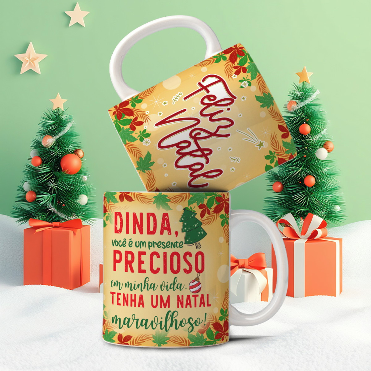 Artes Caneca Natal Familia - Arquivo Digital 2 Artes Caneca Natal Familia - Arquivo Digital
