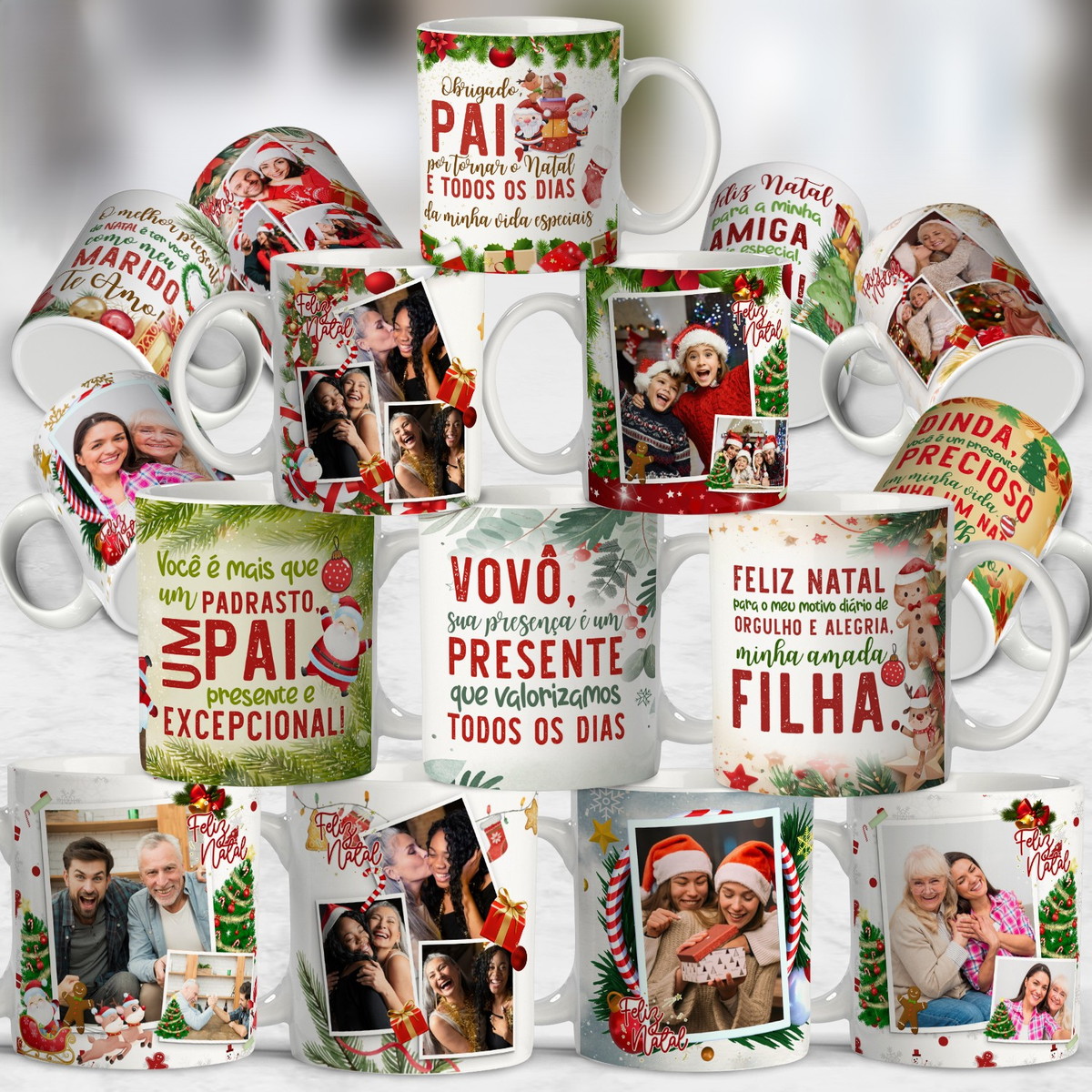 Artes Caneca Natal Familia - Arquivo Digital 1 Artes Caneca Natal Familia - Arquivo Digital