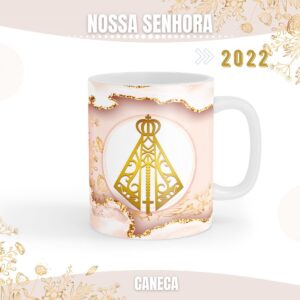 Artes Caneca Nossa Senhora Aparecida