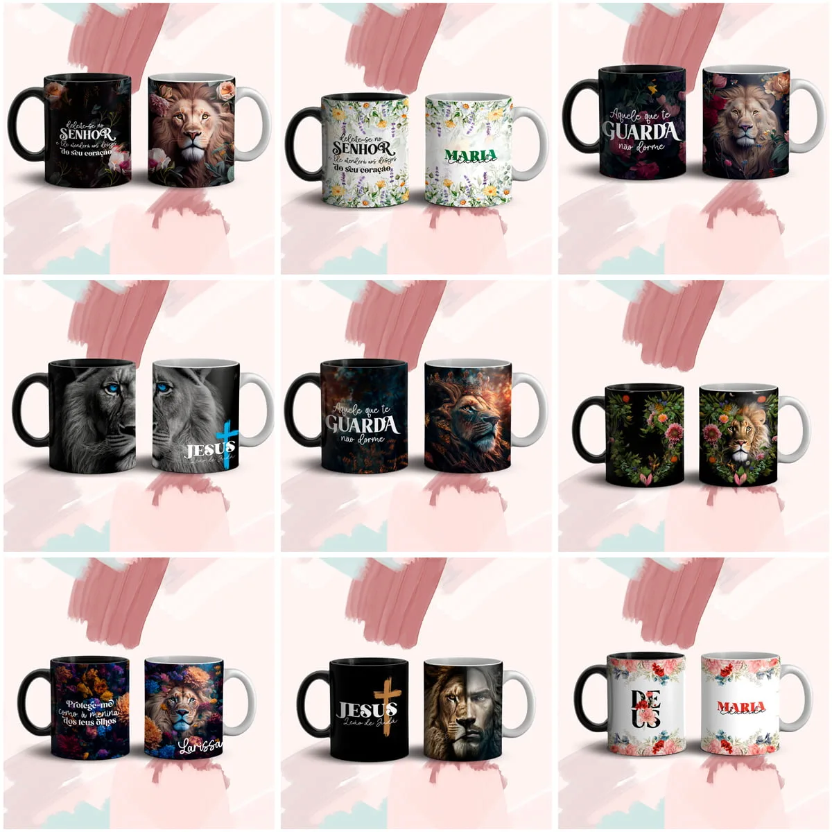 Artes Caneca Religiosa Gospel Cristão Sublimação em JPG 1 Artes Caneca Religiosa Gospel Cristão Sublimação em JPG