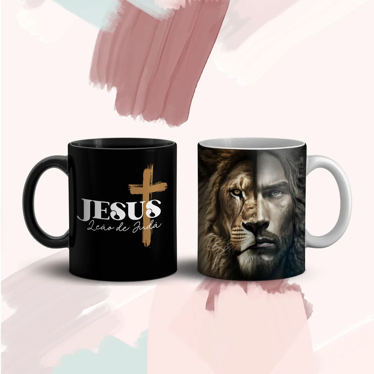 Artes Caneca Religiosa Gospel Cristão Sublimação em JPG 6 Artes Caneca Religiosa Gospel Cristão Sublimação em JPG