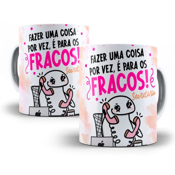 Artes Caneca Secretária Profissão Frases Flork Meme Café Png