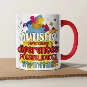Artes Canecas Autismo - Png e Corel