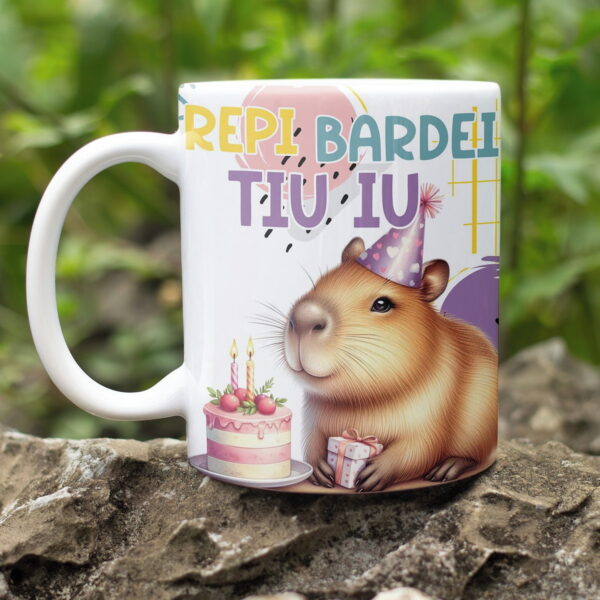 Artes Canecas Capivaras Birthiday - Png e Corel