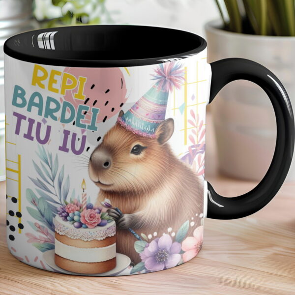 Artes Canecas Capivaras Birthiday - Png e Corel