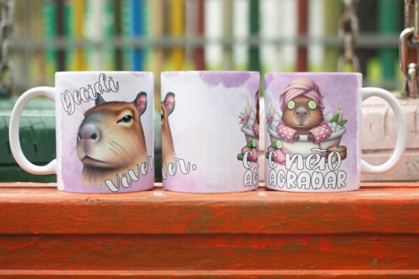 Artes Canecas Capivaras - Png + Elementos Soltos