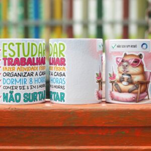 Artes Canecas Capivaras - Png + Elementos Soltos