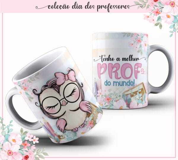 Artes Canecas Coleção Dia dos Professores