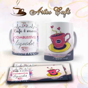 Artes Canecas com Café e sem Café