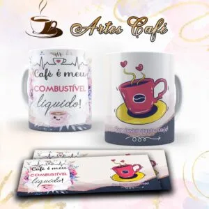 Artes Canecas com Café e sem Café 12 Artes Canecas com Café e sem Café