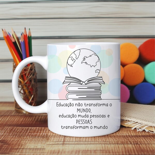 Artes Canecas Dia dos Professores Linha - Png
