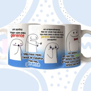 Artes Canecas Florks Gerante Png