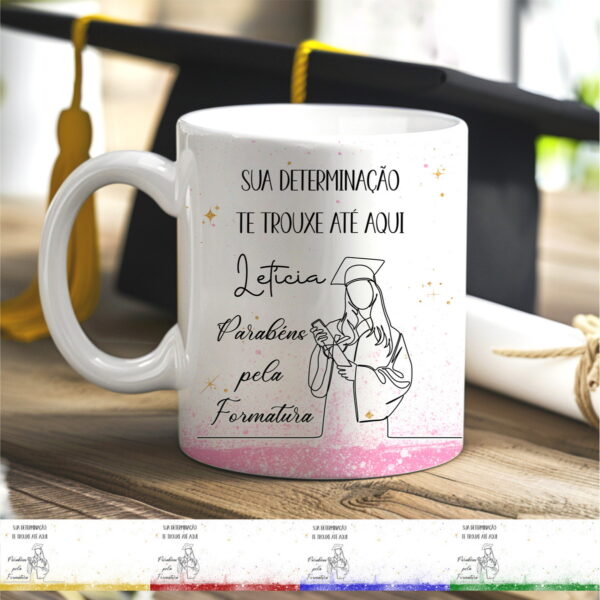 Artes Canecas Formatura em Linhas