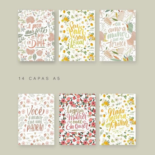 Artes Canecas Frases Dia Da Mulher 2023 Floral Motivacional