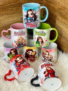 Artes Canecas Mãe de Heróis Meninos