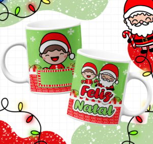 Artes Canecas Natal Infantil 5