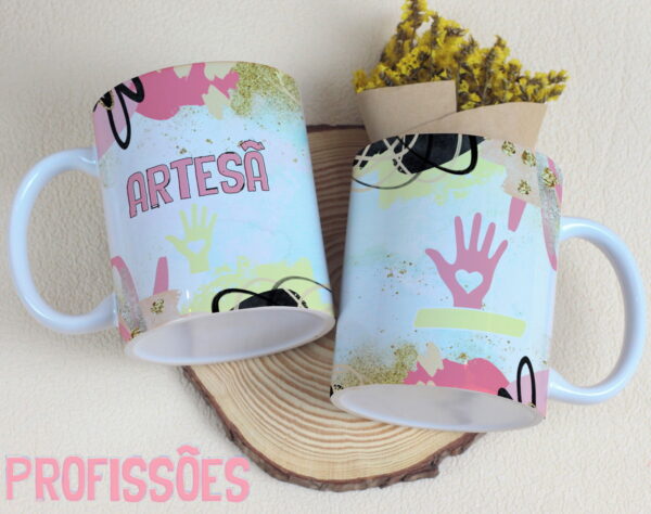 Artes Canecas Profissões Femininas