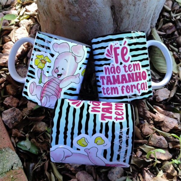 Artes Canecas Ursinho Puff - Png e Corel