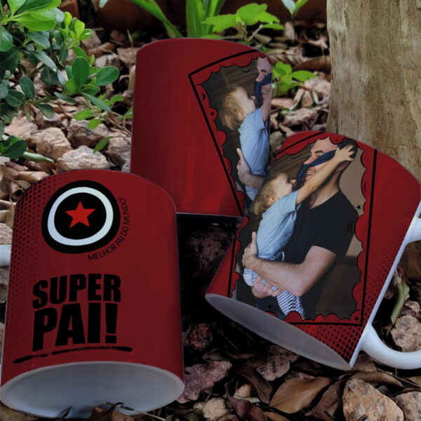 Artes Digitais Canecas Pais Herois Png e Corel