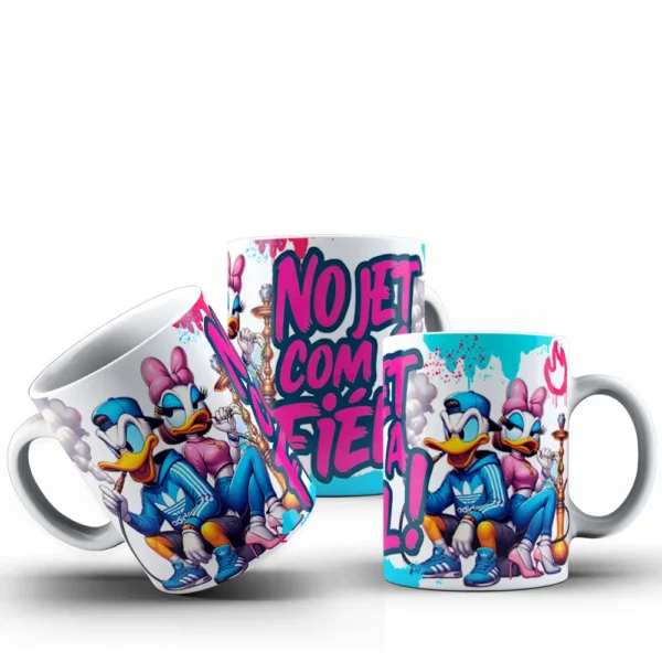 Artes Digitais Mickey e Minnie para Canecas - Namorados