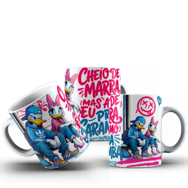 Artes Digitais Mickey e Minnie para Canecas - Namorados