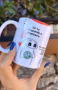 Artes Digitais para Caneca com Frases de Ana Castela