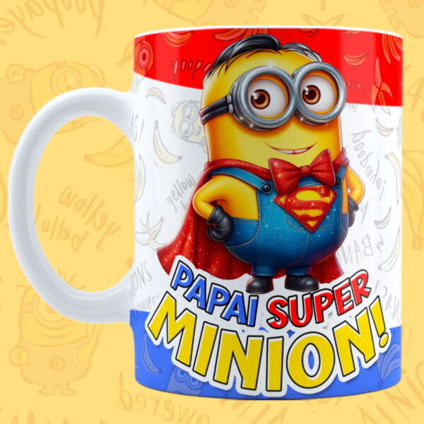 Artes Digitais Sublimação Minions Dia dos Pais - Png