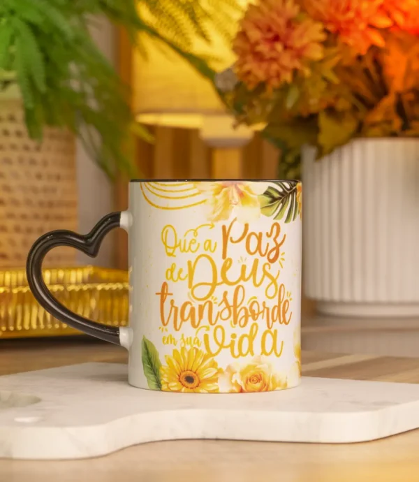 Artes Exclusivas para Caneca Dia das Mães - Mãe é Bênção